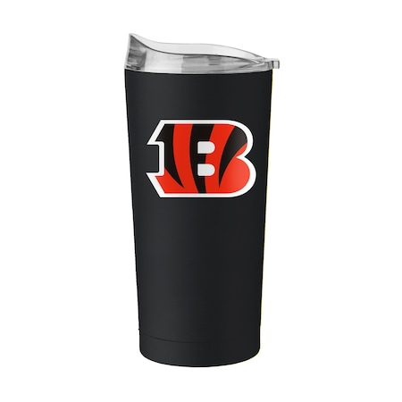 Logo Brands Cincinnati Bengals 20oz Flipside Powder Coat Tumbler 607-S20PT-34